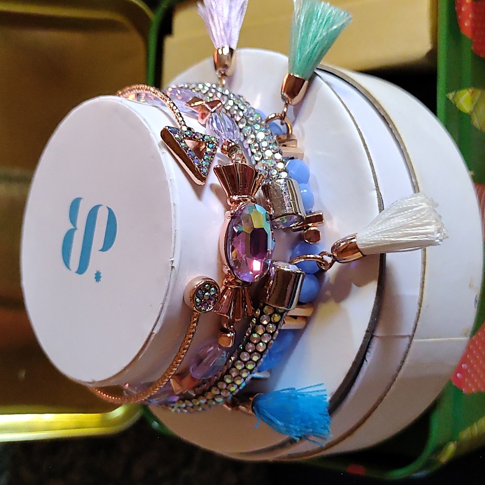 Bomb Party Holiday Stack Bracelet